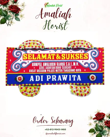 Papan Bunga Ucapan Selamat Bubutan